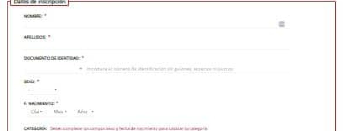 inscripciones carreras